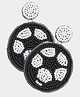 Priaansha Creations Seed Beaded Soccer Dangle Earrings-30g
