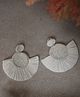 Priaansha Creations  White Tassel  Earrings-20g