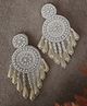 Priaansha Creations  White Round pearl Earrings-40g