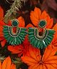 Priaansha Creations Angel Wings Sequin Seed Beaded Drop Earrings-40g