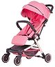 Polka Tots Light Weight Travel Baby Trolley Stroller - Pink