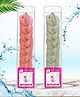 Majestique Bath Shower Mesh Bath Belt, Soft Body Scrubber Exfoliating for Silky Skin, Full Cleanse - Color May Vary
