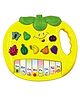 PLUSPOINT Musical Apple Piano Keyboard - Yellow