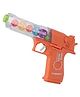 PLUSPOINT 3D Lights & Musical Blaster Gun with Moving Gears Concept Gun Toy - Colour May Vary