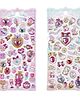 PLUSPOINT 3D Crystal Gemstone Stickers, Metalic Sparkle 2 Pack Aesthetic Stickers, Cute Self Adhesive Stickers to Decorate, Phone case, scrapbooks, Planners, Journal, Craft, Perfume Bottle, Makeup