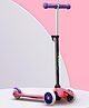 Happy bear's kick scooter for kids 3+ years, weight capacity 15kg, Height Adjustable kick scooter for kids - Pink