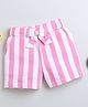 BUMZEE Striped Shorts - Pink