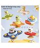 BitFeex Spinner Cute Cartoon Waterproof Suction Cup Spinning Top Pack of 1-(Random Design)