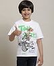 Kidsville Warner Bros Featuring Half Sleeves Tom & Jerry Printed Tee - White