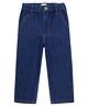 Superminis Cross Pocket Solid Denim Jeans - Blue
