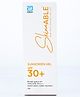 Skinnable Multi Skinnable Sunscreen Gel SPF 30+, 50 g Abbott's Skincare Broad Spectrum UVA,UVB Protection Matte Finish Non Whitening Water Resistant Non Comedogenic Paraben Free For Women