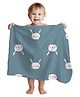 1st Step All Season Blanket - 70 X 100 cm -  Multicolor - Rabbit Print