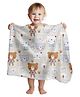 1st Step All Season Blanket - 70 X 100 cm -  Multicolor - Teddy Print
