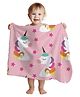 1st Step All Season Blanket - 70 X 100 cm -  Multicolor - Unicorn Print