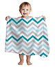 1st Step All Season Blanket - 70 X 100 cm -  Multicolor - Zigzag Print