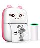 Ji and Ja Mini Thermal Printer Inkless Bluetooth Pocket Printer for Prints Picture List Memo Receipt Tags Barcode Labels Compatible with iOS, Android (Multicolour) (Battery Not Included)