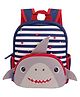 Toyshine Cute Shark Face Backpack for Kids Girls Boys Toddler Backpack Preschool Nursery Travel Bag Mini Size Grey 12 Inch