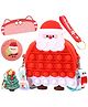 Toyshine Santa Pop Fidget Toys It Crossbody Purse Bags for Kids Girls, Push Bubble Fidget Sensory Toys Handbag Shoulder Silicone Stress Release Toys