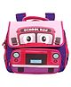 Toyshine Cute School Bus Design Rectangular Shape Bagpack for Preschool kindergarten School Picnic Travel Bag For Kids Pink Height 14 Inch