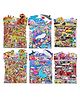 Toyshine 6 Sheets 3D Puffy Stickers for Kids Scrapbooking Notebook Project Practicles Decoration and Fun Birthday Gift Party Supplies Reward Design May Vary
