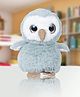 SHAPZE Puffy Plush Owls  Grey Height 16 cm