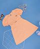 Pantaloons Junior Half Sleeves Bug Detailed Dress - Peach