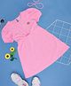 Pantaloons Junior Half Sleeves Bug Detailed Dress - Sachet Pink