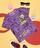 Pantaloons Junior Marvel Avengers Featuring Half Sleeves Super Heroes Printed Tee - Purple