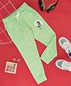 Pantaloons Junior Lets Have Fun Text Printed Joggers - Arcadian Green