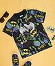Pantaloons Junior DC Featuring Half Sleeves Batman Printed Tee - Black