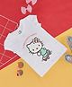 Pantaloons Junior Hello Kitty Featuring Half Sleeves Character Printed Tee - Bright White