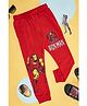 Pantaloons Junior Avengers Featuring Iron Man Printed Cotton Joggers - Chinese Red