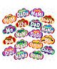 Zyozi 18 Pcs Baby Shower Photo Booth Props, Mom to Be  Decorations Props