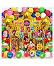 Zyozi 54 PCS Rice Ceremony Decorations Kit Multicolor