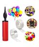 Zyozi Hand Balloon Pumps, Glue Dot & Arch Balloons Decorations Kit- Pack of 3