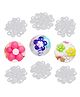 Zyozi Flower Shape Balloon Holder, Flower Shape Balloon Clips for Balloon (Pack of 12)