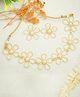 VIRAASI Gold Plated White Pearl Jewellery Set
