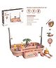 Zyamalox 21pcs Go Fishing Game Board Play Set Fishing Toy Electric Water Circulation with Music Light Educational Toy Interactive (Assorted colour and Print)