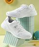 LIBERTY Leap Text Detailed Velcro Closure School Shoes - White