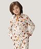 One Friday Full Sleeves The Lion King Featuring Characters Printed Shirt - Off White
