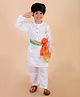 The Mom Store Full Sleeves Solid Kurta & Pyjama Set - Off White