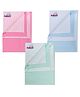 Adore Instadry Baby Bed Protector Combo-Pack of 3- SeaGreen, Sky Blue & Baby Pink- Instant Drying- Protects Bed from Wetness