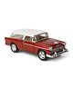 Kinsmart Chevy Nomad Die Cast Pull Back Toy Car With Openable Doors - Red White