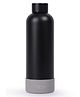 Theoni stainless steel double walled insulated thermos water bottle - Deep Black