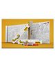 Inkmeo Reusable Aquarium Colouring Roll - White Yellow