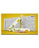 Inkmeo Reusable Animals Colouring Roll - Yellow White