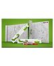 Inkmeo Reusable Circus Colouring Roll - White Green