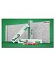 Inkmeo Reusable Jurassic Colouring Roll - White Green