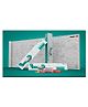 Inkmeo Reusable Occupation Colouring Roll - White Blue