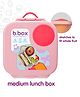 b.box Leakproof Bento Mini Lunchbox for School Kids, 1L capacity - Light Pink